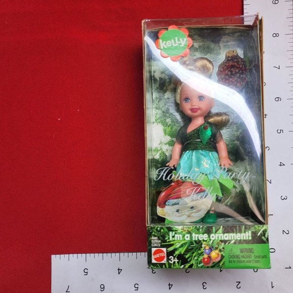 Barbie Kelly Holiday Party Kelly Doll Tree Ornament 2004 - Picture 8 of 14